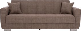 ΚΑΝΑΠΕΣ ΚΡΕΒΑΤΙ POLYA ΤΡΙΘΕΣΙΟΣ ΚΑΦΕ HM3240.02 215x80x77 εκ.