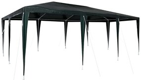 vidaXL Σκηνή Πάρτυ Πράσινο, Άσπρο 600 x 400 x 266 εκ