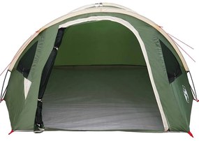 vidaXL Σκηνή Camping με στέγη Πράσινο 308 x 268 x 130 εκ. Πολυεστέρας