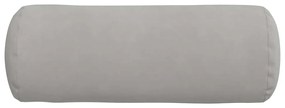 vidaXL Μαξιλάρια Στήριγμα 2 pcs Ανοιχτό γκρι Ø 25 x 70 cm
