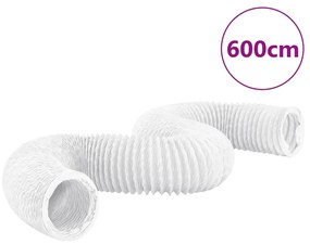 vidaXL Αγωγός Εξαερισμού 6 μ. Ø20 εκ. από PVC