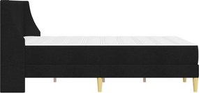 vidaXL Σκελετός κρεβατιού με στρώμα Μαύρο 160 x 200 cm Πολυεστέρας