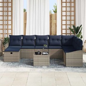 vidaXL Σετ Καναπέ με μαξιλάρι 6 pcs συνθετικό ρατάν