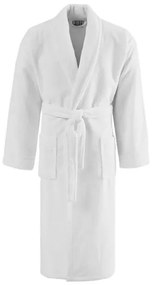 Beauty Home Μπουρνούζι Assist βελουτέ με γιακά Art Ε3054 55%Cot-45%Pol 300gsm Λευκό