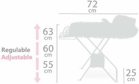 Σιδερώστρα παιχνιδιού Decuevas Funny 72 x 63 x 25 cm