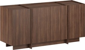 Μπουφές Dorma Megapap χρώμα καρυδί milano 180x45x80,2εκ.