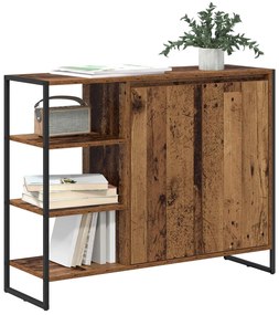 vidaXL Βοηθητικό ντουλάπι Παλιό Ξύλο 96.5 x 30 x 75 εκ