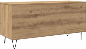 vidaXL Ντουλάπι δίσκων βινυλίου artisan δρυς 100 x 38 x 48 εκ.