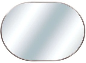 Καθρέπτης Τοίχου Οβάλ 15-00-23360-3 50x4x70cm Pink-Silver Marhome Αλουμίνιο,Γυαλί