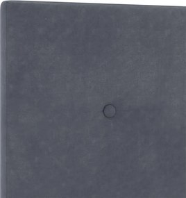 vidaXL Κεφαλάρι Σκούρο Γκρι 180 cm Βελούδο