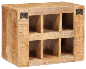 vidaXL Ράφι Κρασιού Καστανό 44 x 30 x 35 εκ Σαγκουίνι ξύλο