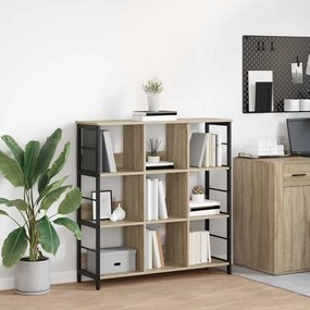 vidaXL Ράφι Βιβλίων Δρύς Sonoma 102 x 32 x 104,5 εκ.