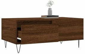vidaXL Τραπεζάκι Σαλονιού Καφέ Δρυς 90x50x36,5 εκ. Επεξεργασμ. Ξύλο