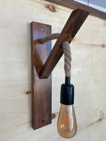 Wall Lamp Ahşap Aplik 18 Walnut