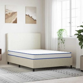 vidaXL Στρώμα με Αφρό Μνήμης Λευκό 140x190x17 εκ. μαλακό