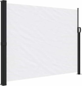 vidaXL Σκίαστρο Πλαϊνό Συρόμενο Λευκό 170 x 300 εκ.