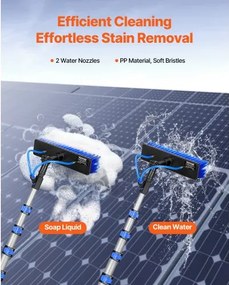 VEVOR Water Fed Pole Kit 9m Solar Panel Cleaning Pole with Extendable Handle