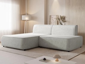 Γωνιακός Καναπές Zuno-Αριστερή-Γκρι Ανοιχτό