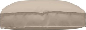 vidaXL Μαξιλάρι Ύφασμα Όξφορντ Taupe 80 x 80 x 12 cm