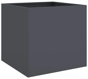 vidaXL Ζαρντινιέρες 2 τεμ. Ανθρακί 49x47x46εκ από Χάλυβα
