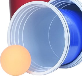 vidaXL Σετ Τραπεζιού Beer Pong 0,5 L Πλαστικό