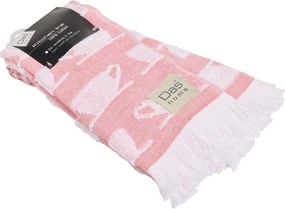 Ποτηρόπανα (Σετ 2τμχ) Das Home 0903 Red