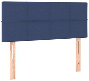 VidaXL Κεφαλάρι Κρεβατιού Μπλε 90x5x78/88 εκ. Υφασμάτινο