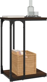 vidaXL Βοηθητικό Τραπέζι Καφέ Δρυς 40 x 30 x 60 εκ. Επεξεργασμένο Ξύλο