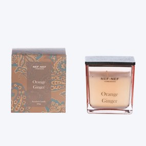 Αρωματικό Κερί Orange Ginger 25 200gr Bordo Nef-Nef Homeware