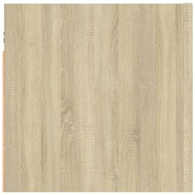 vidaXL Κομοδίνο Sonoma Δρυς 30,5 x 30 x 30 εκ. από Επεξ. Ξύλο