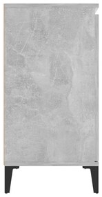 Μπουφές Γκρι Σκυροδ. 104 x 35 x 70 εκ. από Μοριοσανίδα - Γκρι