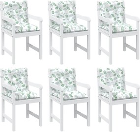 vidaXL Μαξιλάρι Εξωτερικού Χώρου 6 pcs Λευκό 100 x 50 x 7 cm Ύφασμα