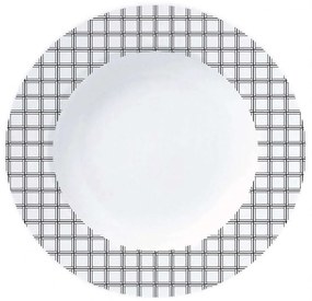Πιάτο Βαθύ Rubik 24.460.02 Φ22cm Black Cryspo Trio Porcelain