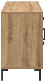 vidaXL Πλαϊνό γραφείο Artisan Oak 100 x 36 x 60 εκ. Επεξεργασμένο ξύλο