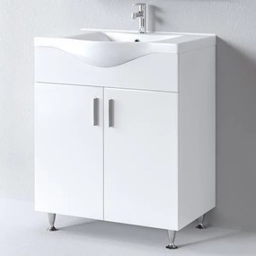 Σετ Mπάνιου SIENA 75 Λευκό 75x46x160 εκ.