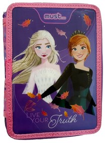 Κασετίνα Διπλή Γεμάτη (21x15x5) Must Frozen Live Your Truth 564318