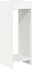 vidaXL Βάση φυτών 2 τεμ. Λευκό 30 x 30 x 80 cm Επεξεργασμένο Ξύλο