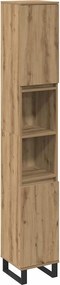 vidaXL Σετ Επίπλων Μπάνιου 3 τμχ. Καφέ 30 x 30 x 180 cm