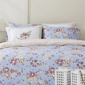 Μαξιλαροθήκες Blume (Σετ 2τμχ) Blue-Multi Nima 52X72 100% Βαμβάκι