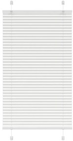 vidaXL Πλισέ περσίδα Λευκό 70x100 cm Πλάτος υφάσματος 69,4 cm