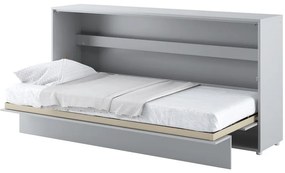 Σετ επίπλων Concept Pro Lenart AH144, Γκρι, Πλαστικοποιημένη μοριοσανίδα, Τάβλες για Κρεβάτι, 160x200, Ενιαίος, Με κρεβάτι, Με πρόσθετο εξοπλισμό