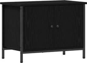 vidaXL Ντουλάπι TV Μαύρη Οξυά 60 x 35 x 45 εκ. Επεξεργασμένο ξύλο