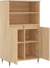 vidaXL Ντουλάπι Sonoma Δρυς 60 x 36 x 110 εκ. από Επεξεργασμένο Ξύλο