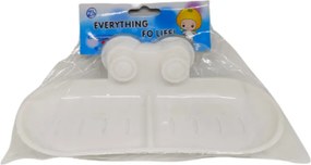 Σαπουνοθήκη Πλαστική με Βεντούζα