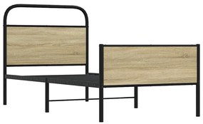 vidaXL Πλαίσιο Κρεβατιού Χωρ. Στρώμα Sonoma Δρυς 80x200εκ Επεξ. Ξύλο