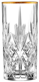 Ποτήρι Νερού 360ml Χρυσή Ρίγα Melodia - RCR - 6 ΤΜΧ