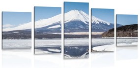 Εικόνα 5 τμημάτων Ιαπωνικό βουνό Φούτζι