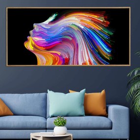 Πίνακας σε Plexiglass με Θέμα &#8220;Woman&#8221; σε ξύλινη Κορνίζα - 120cmx80cm