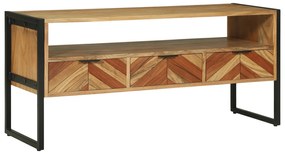 vidaXL Ντουλάπα τηλεόρασης 100x35x50 εκ Μασίφ Ξύλο Ακακίας