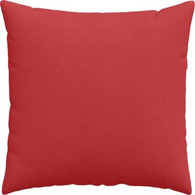 vidaXL Μαξιλάρι Καναπέ 2 pcs Κόκκινο 80 x 80 cm ύφασμα